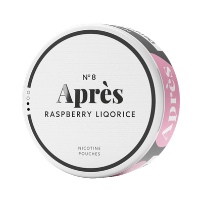 APRÈS Raspberry Liqorice can, front