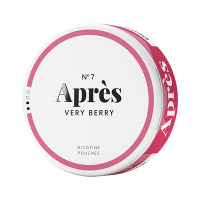 APRÈS Very Berry can, front