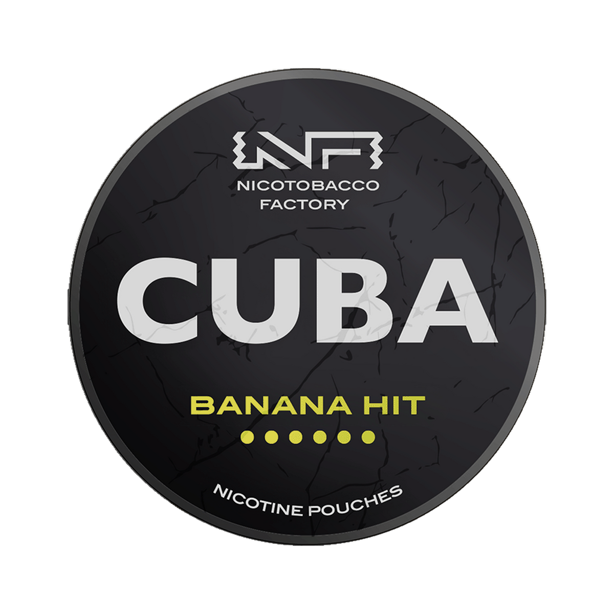 CUBA Black Banana Hit can, front