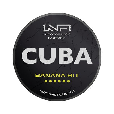 CUBA Black Banana Hit can, front