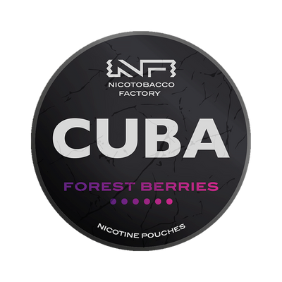 CUBA Black Forest Berries can, front