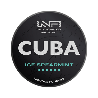 CUBA Black Ice Spearmint can, front