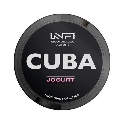 CUBA Black Jogurt can, front