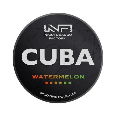 CUBA Black Watermelon can, front