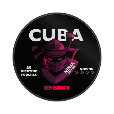 CUBA Ninja Energy can, front