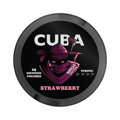 CUBA Ninja Strawberry can, front