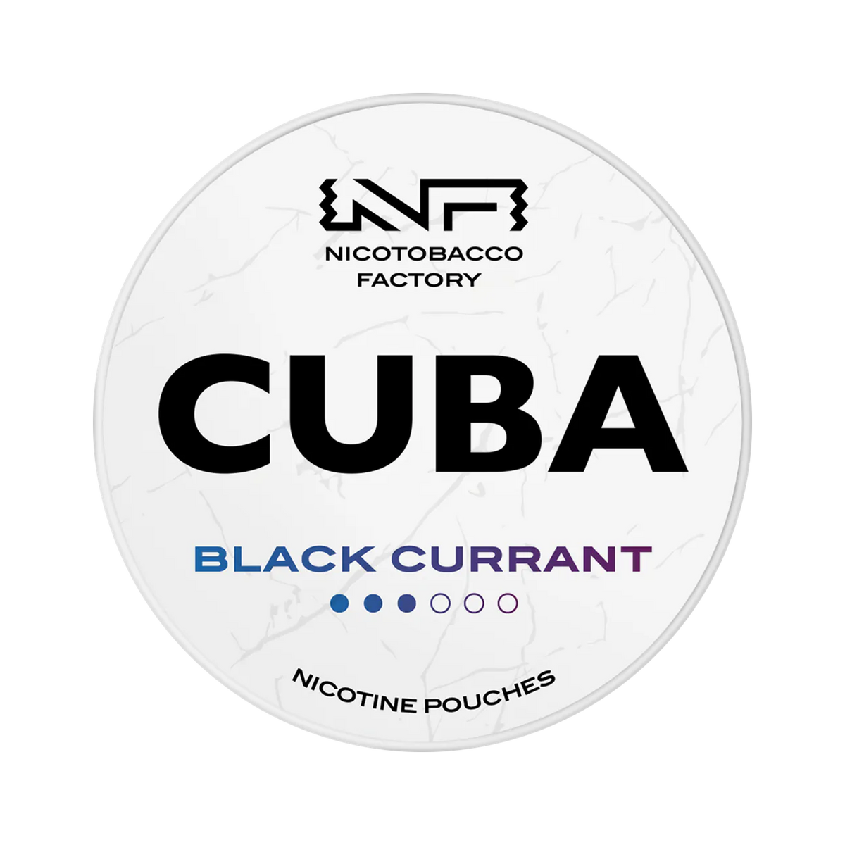 CUBA White Black Currant nikotinpåsar, dosa