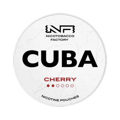 CUBA White Cherry can, front