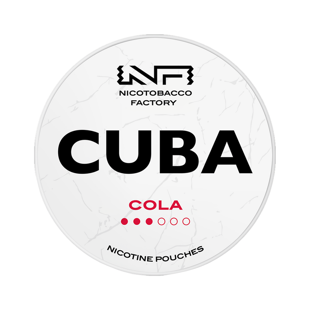 CUBA White Cola can, front