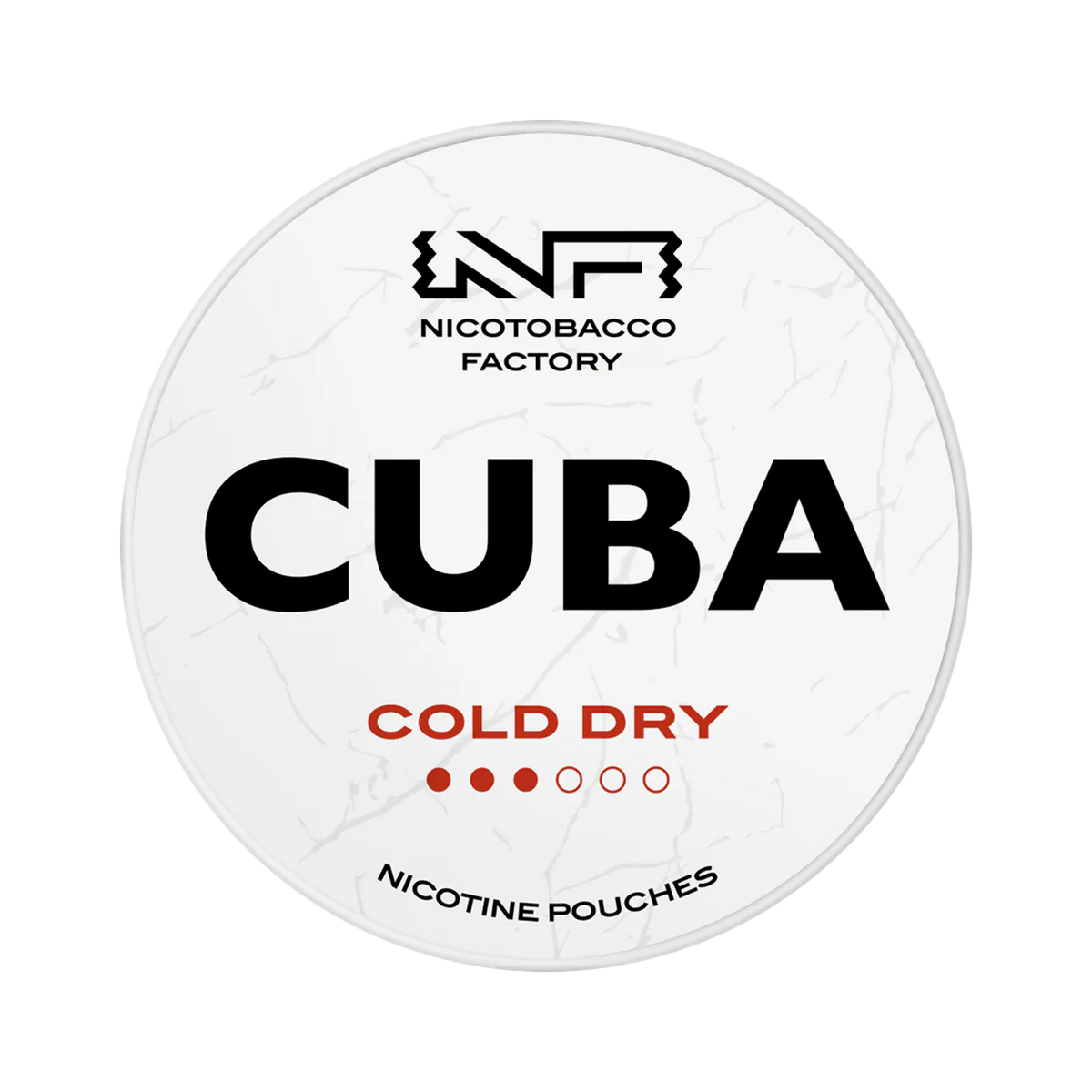 CUBA White Cold Dry nikotinpåsar, dosa