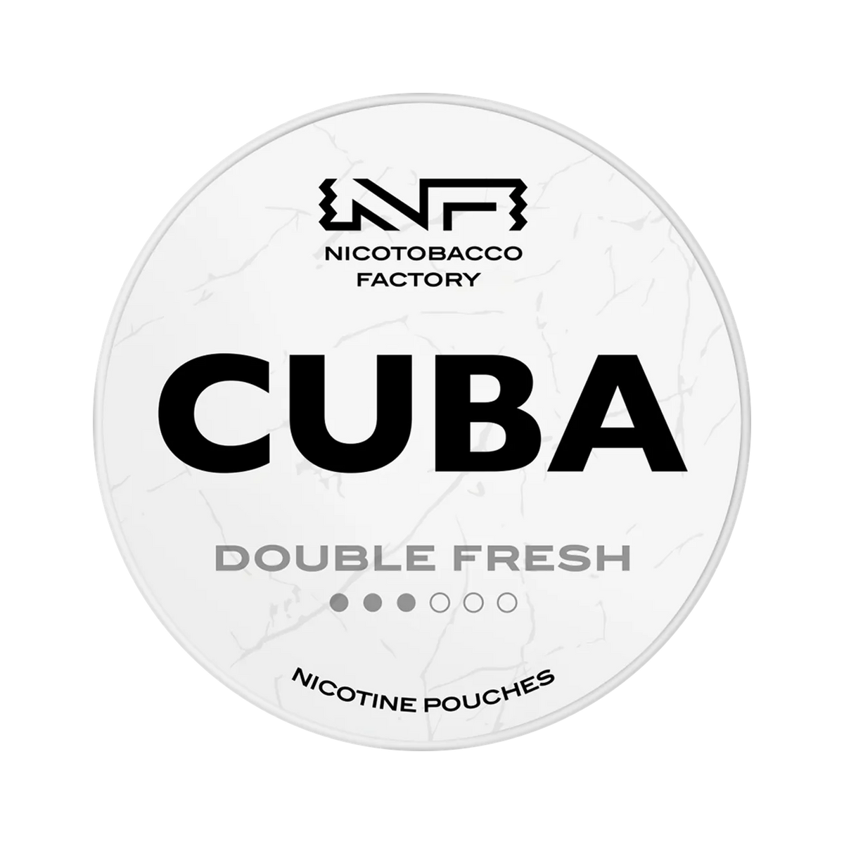 CUBA White Double Fresh nikotinpåsar, dosa