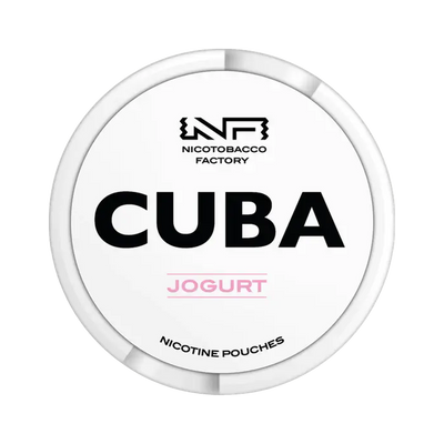 CUBA White Jogurt can, front