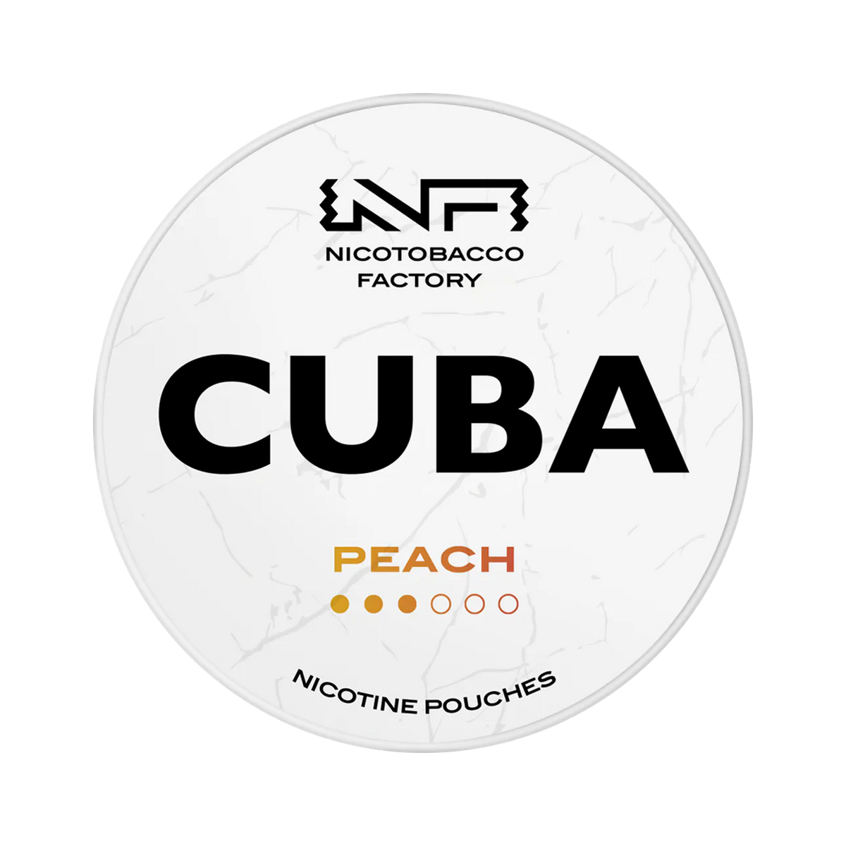 CUBA White Peach nikotinpåsar, dosa