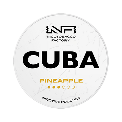 CUBA White Pineapple can, front