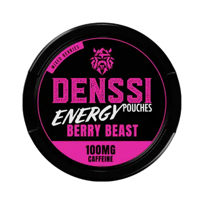 Denssi Berry Beast Caffeine can, front