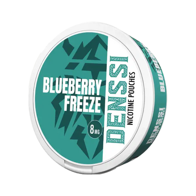 DENSSI Blueberry Freeze 8 mg can, front