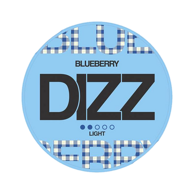DIZZ Blueberry Light can, front