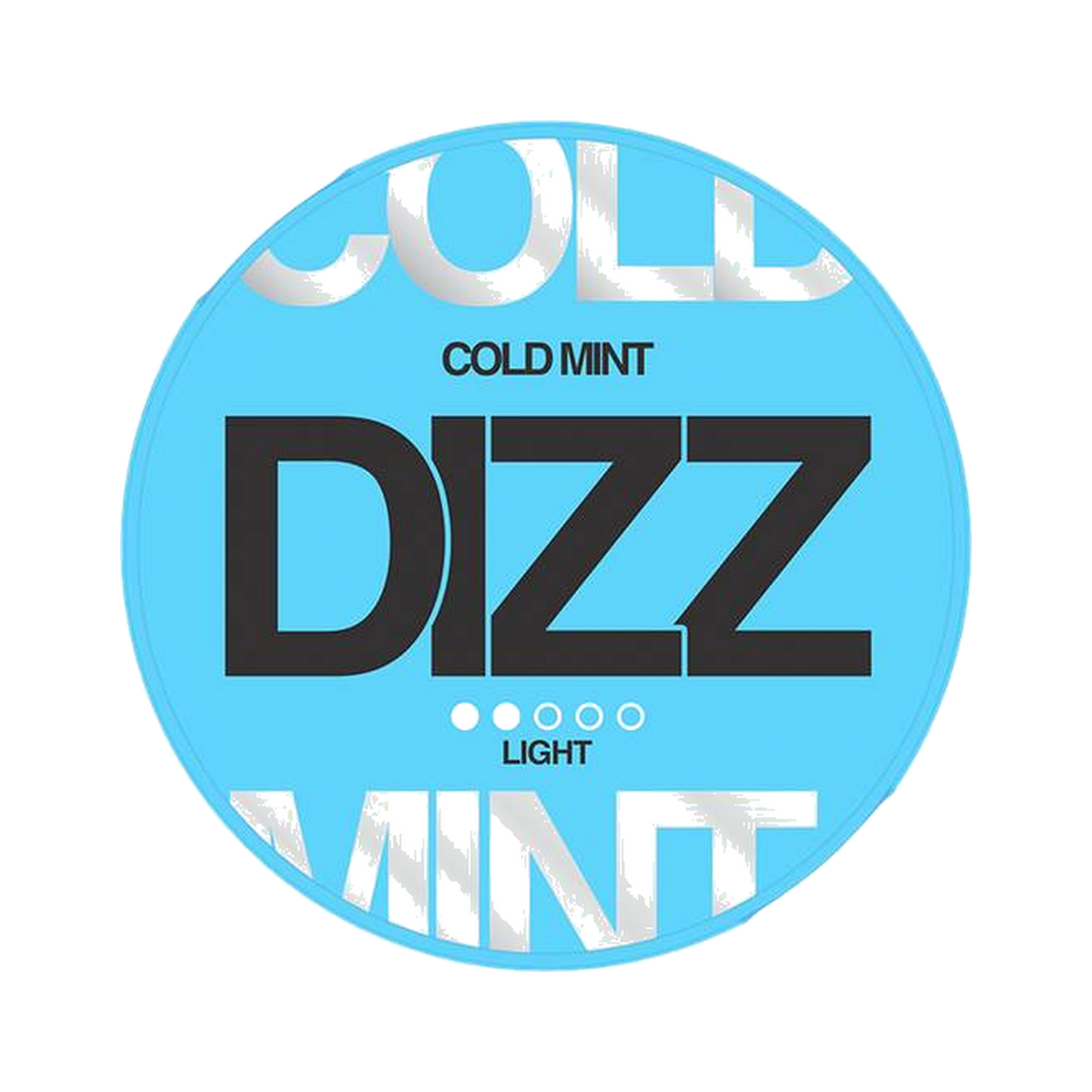 DIZZ Cold Mint Light can, front