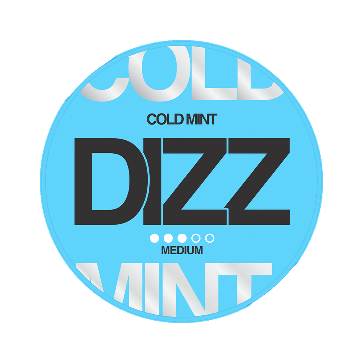 DIZZ Cold Mint Medium can, front