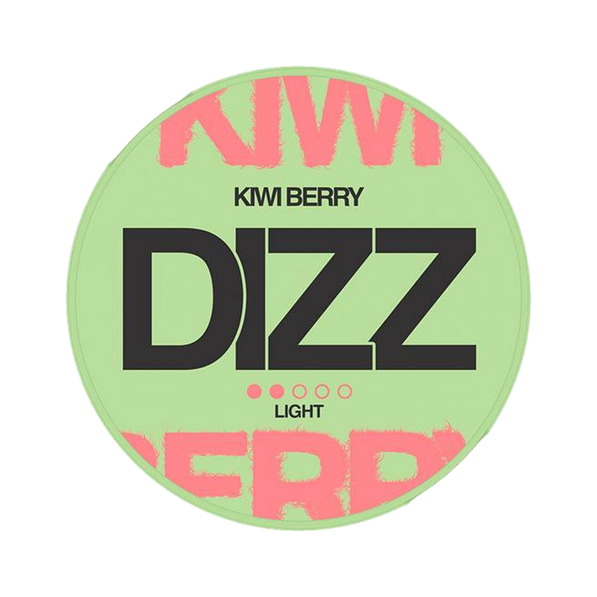 DIZZ Kiwiberry Light can, front