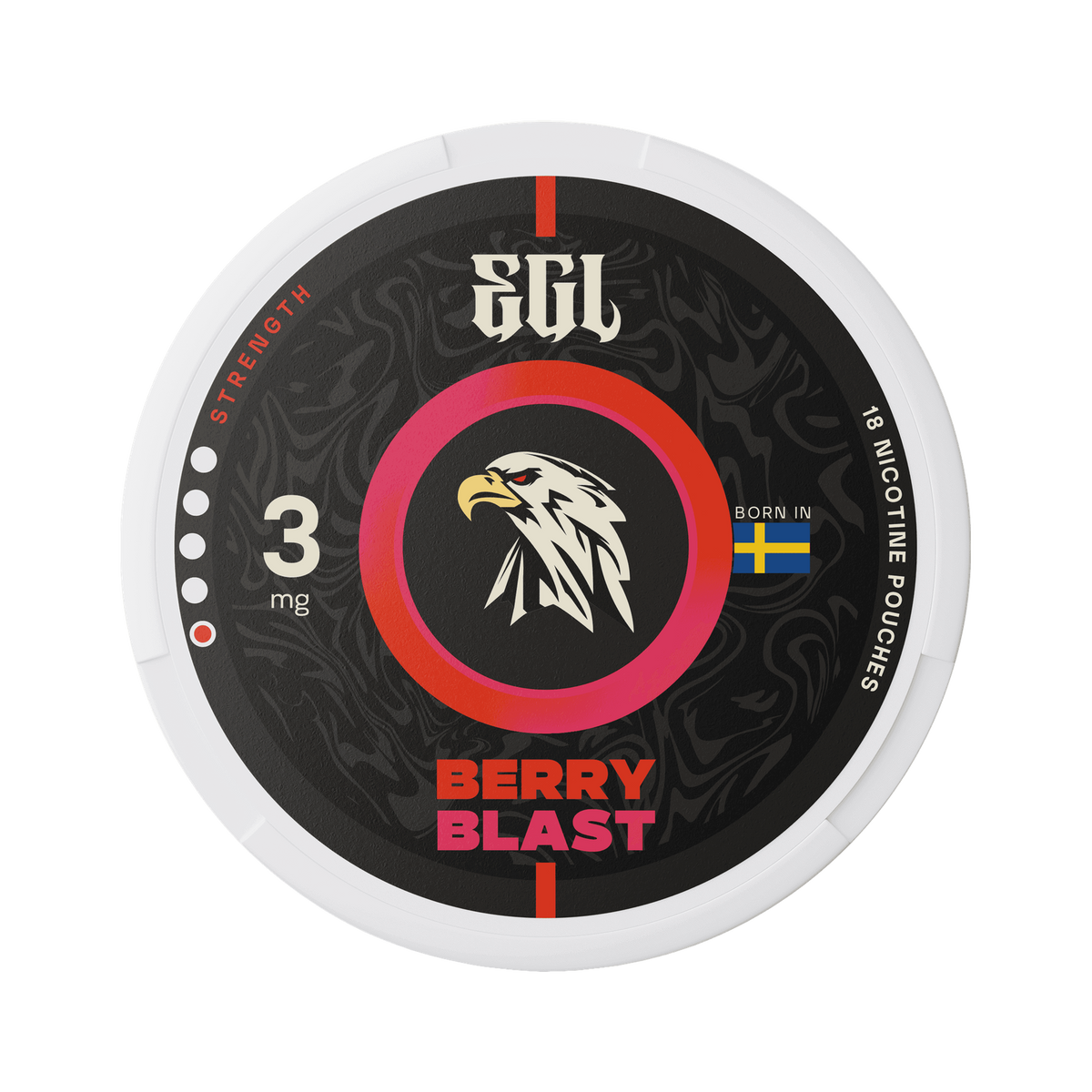 EGL Berry Blast can, front
