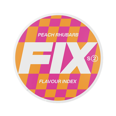 FIX Peach Rhubarb Slim nikotinpåsar, dosa