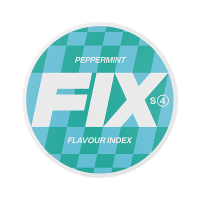 FIX Peppermint Slim can, front