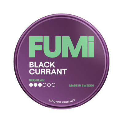 FUMI Blackcurrant Regular can, front