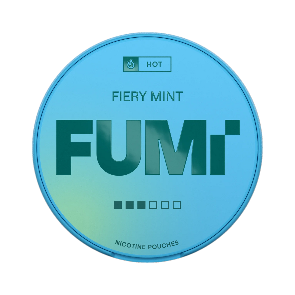 FUMI Fiery Mint 8mg can, front