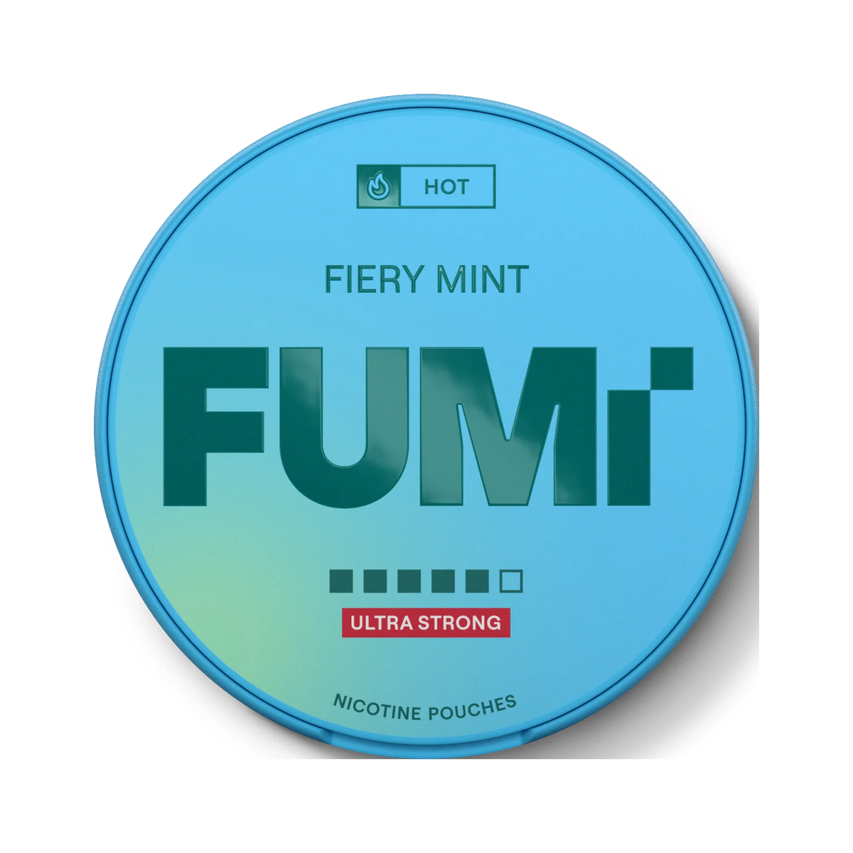 FUMI Fiery Mint Ultra Strong nikotinpåsar, dosa