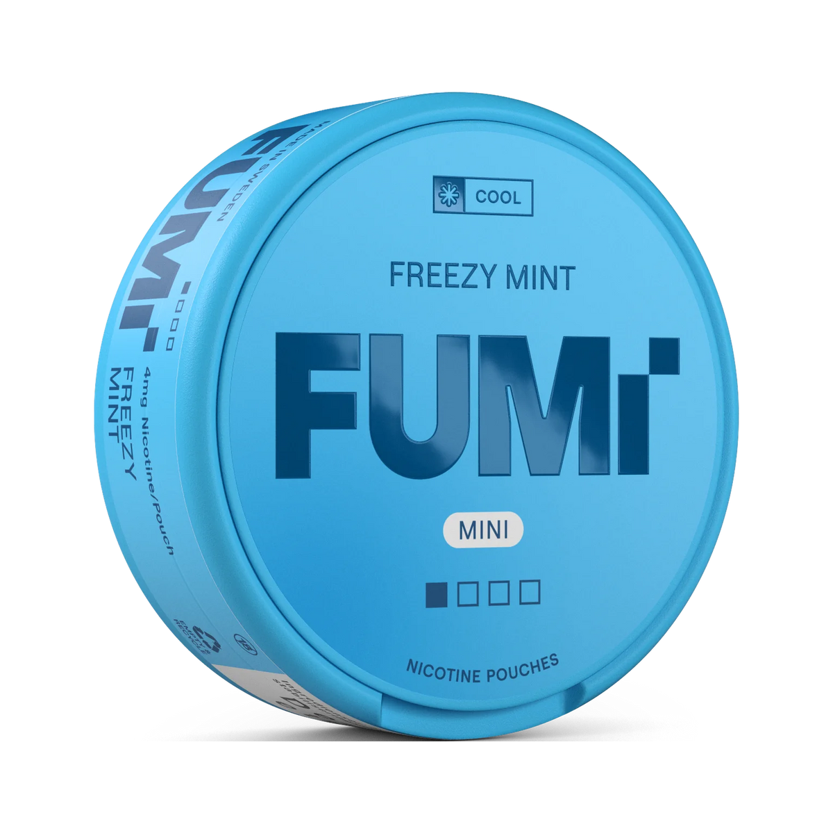 FUMI Freezy Mint Mini nikotinpåsar, dosa (3D)