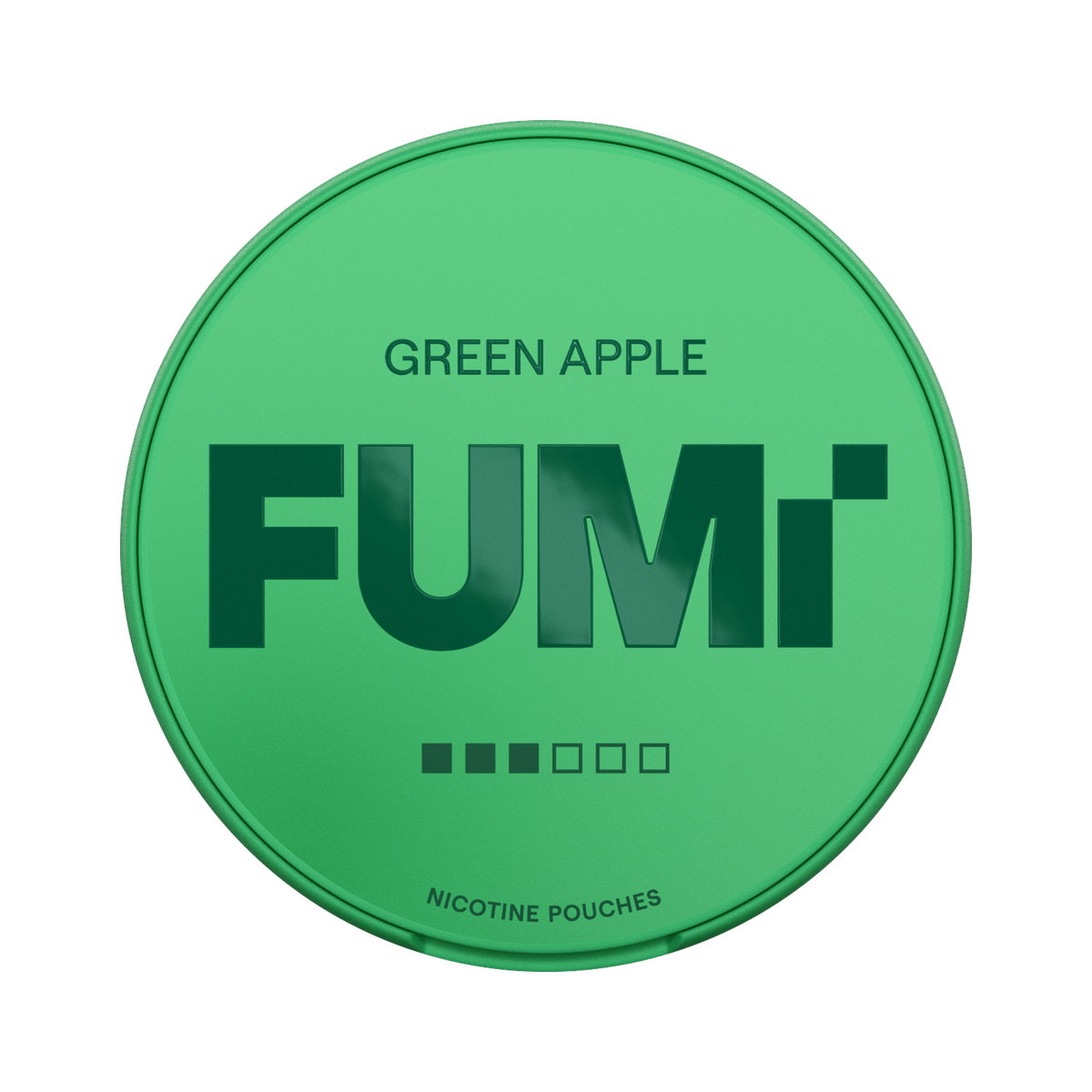 FUMI Green Apple 8mg can, front