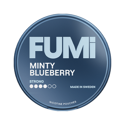 FUMI Minty Blueberry Strong | Bäst före: 25/08/2026 can, front
