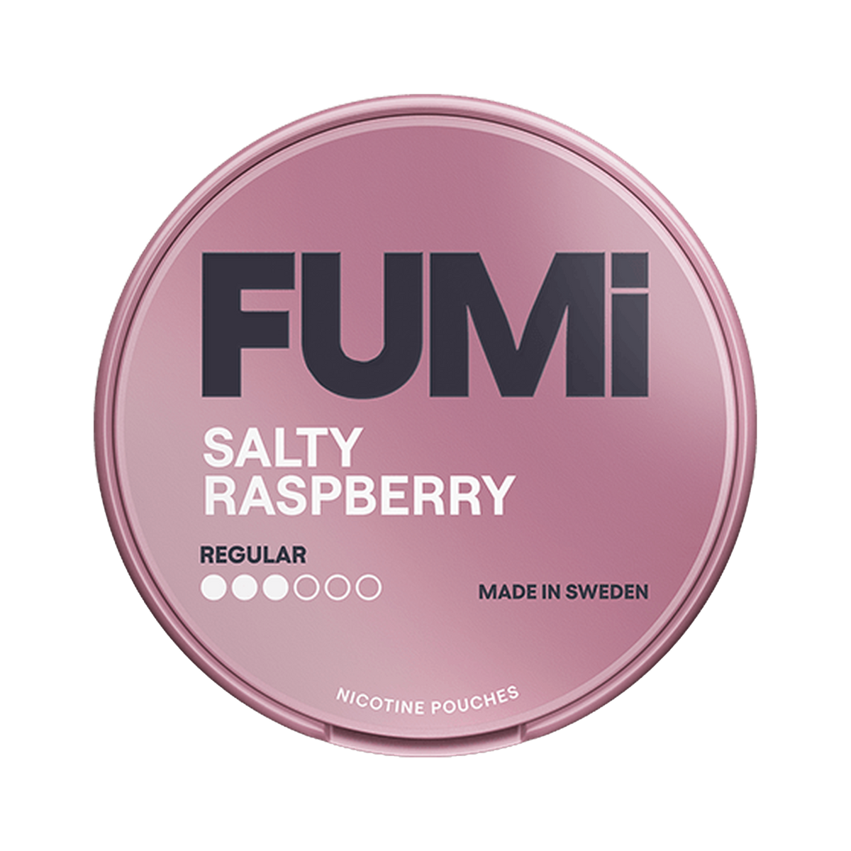 FUMI Salty Raspberry can, front