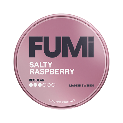 FUMI Salty Raspberry can, front