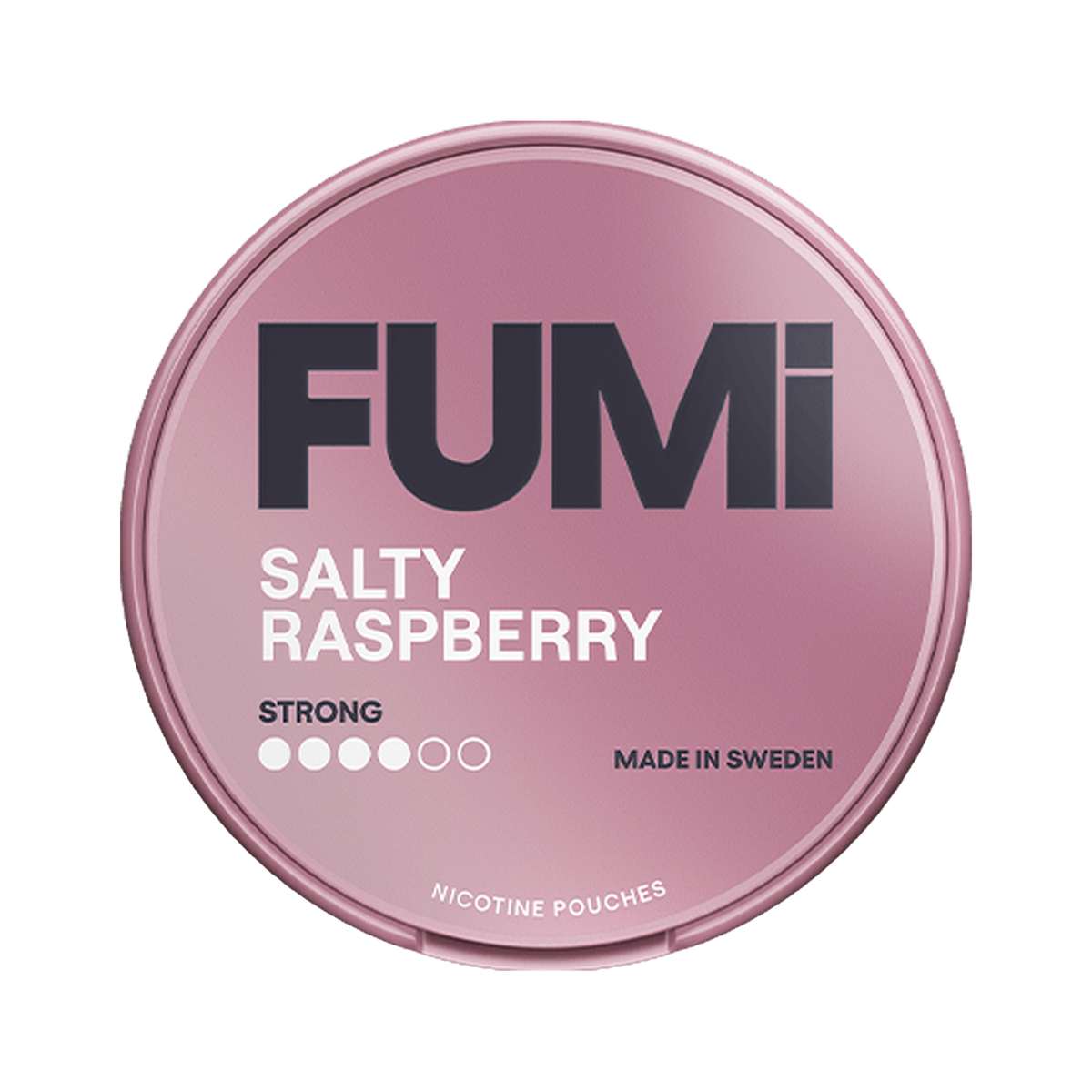 FUMI Salty Raspberry Strong can, front