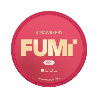 FUMI Strawberry Mini can, front