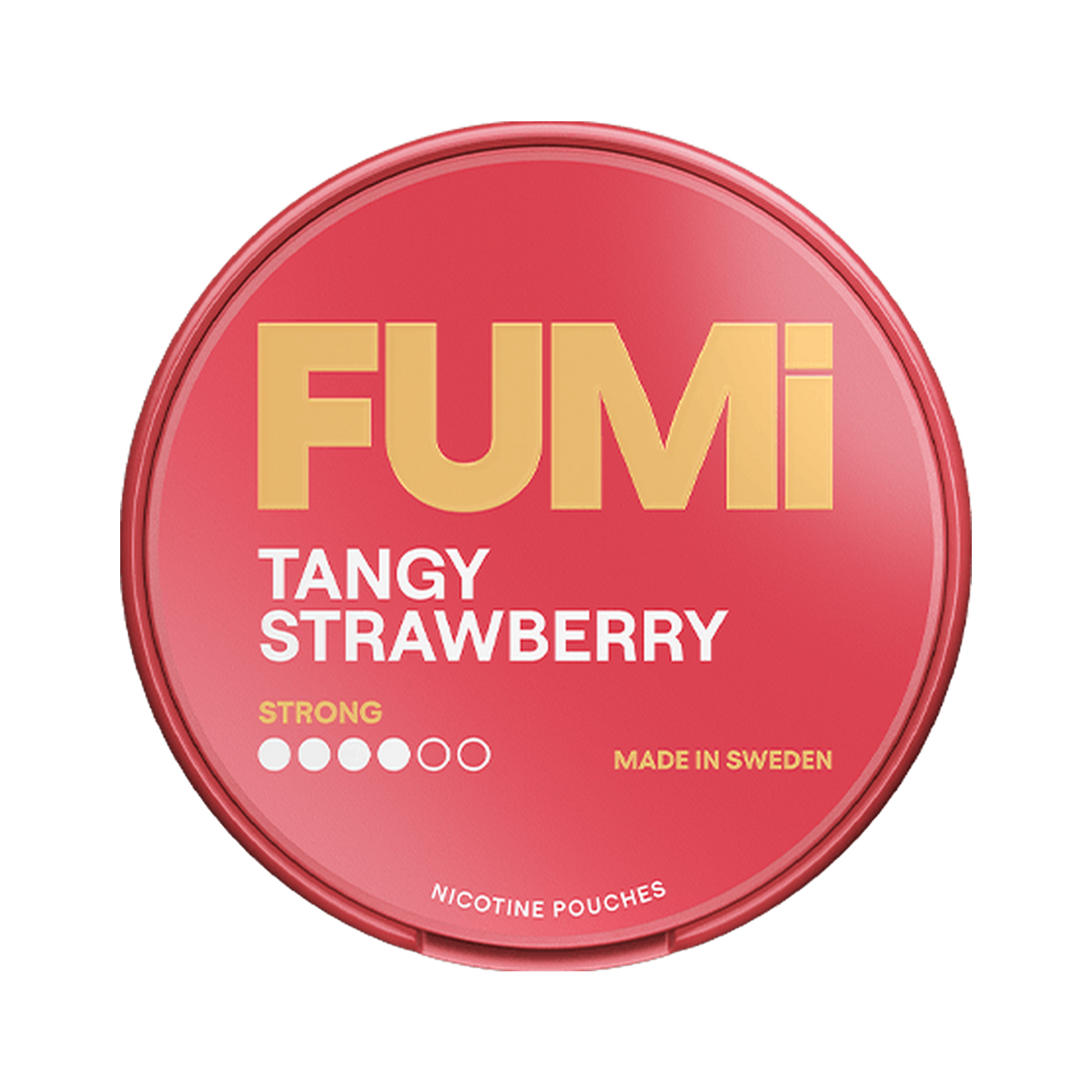 FUMI Tangy Strawberry Strong | Bäst före: 30/09/2026 can, front