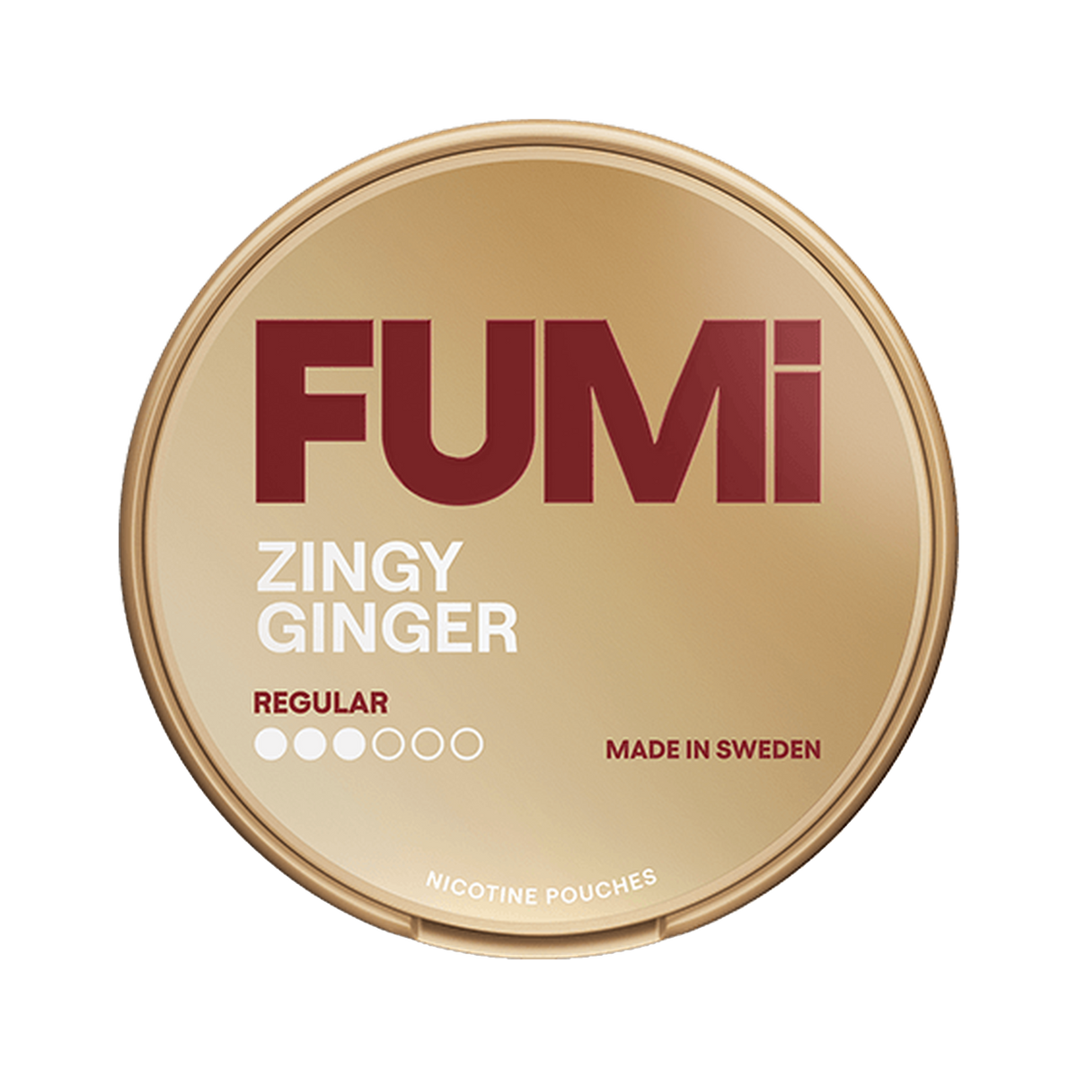 FUMI Zingy Ginger can, front