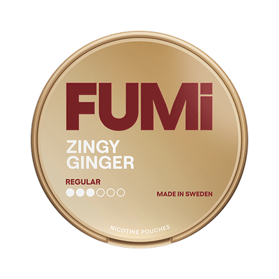 FUMI Zingy Ginger can, front