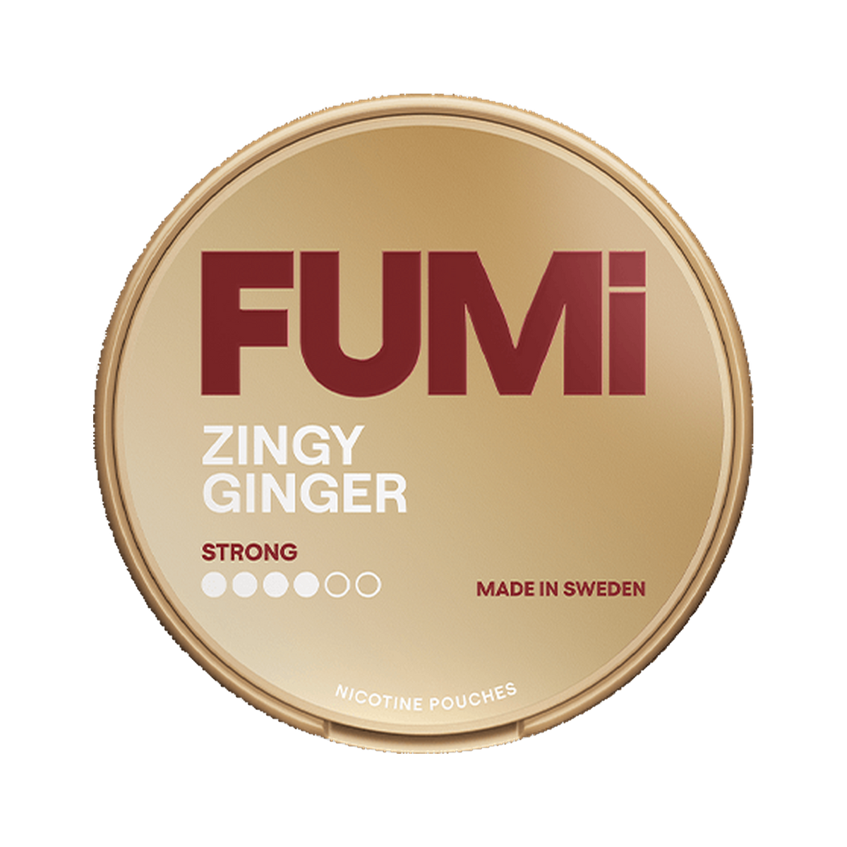 FUMI Zingy Ginger Strong | Bäst före: 17/09/2026 can, front