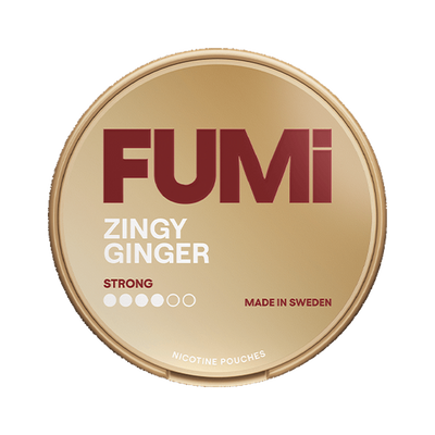 FUMI Zingy Ginger Strong | Bäst före: 17/09/2026 can, front