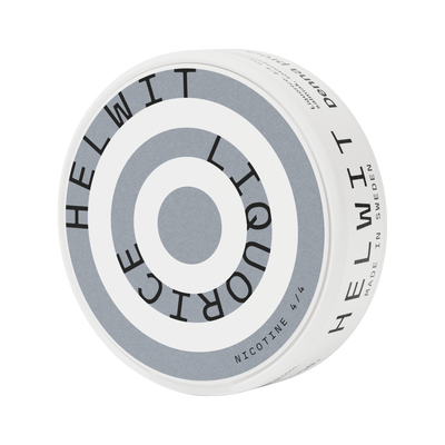 HELWIT Liquorice can, side