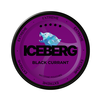 ICEBERG Black Currant Extreme nikotinportioner, dosa