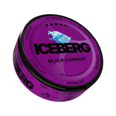 ICEBERG Black Currant Extreme nikotinportioner, dosa (3D)