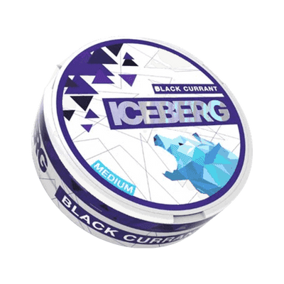 ICEBERG Black Currant Medium (Outlet) can, front