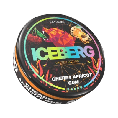 ICEBERG Cherry Apricot Gum Extreme (Outlet) | Bäst före: 06/05/2026 can, front