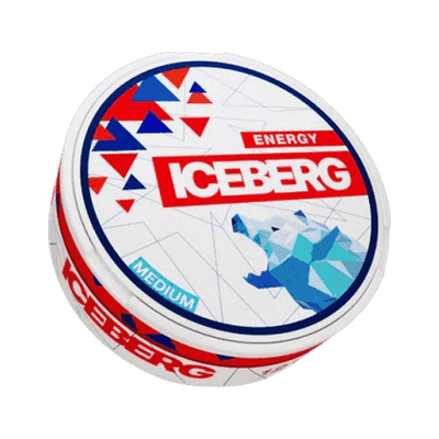 ICEBERG Energy Medium (Outlet) can, front