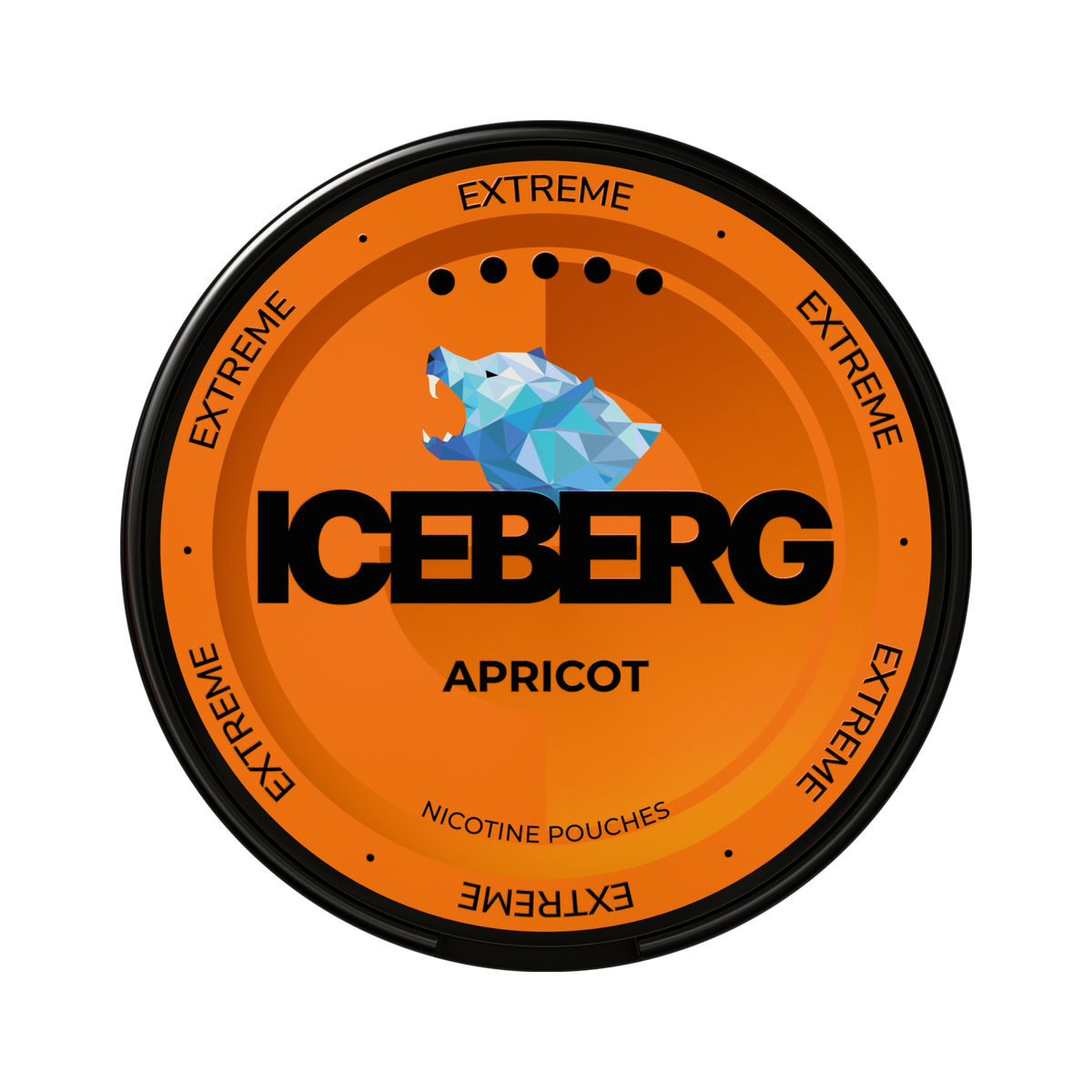 ICEBERG Apricot Extreme can, front