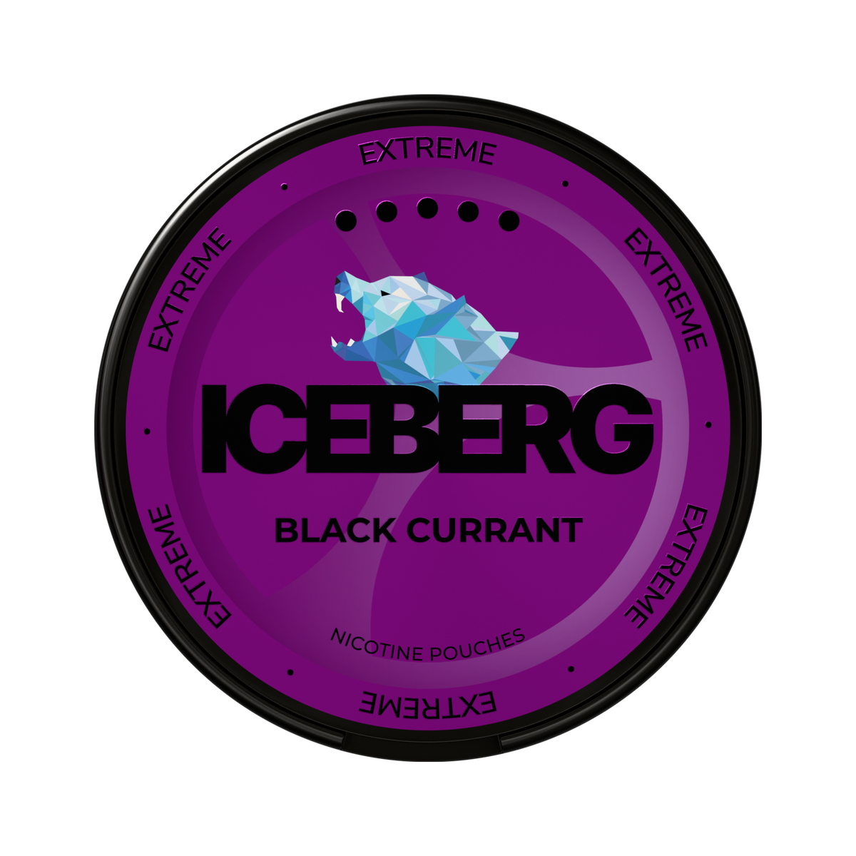 ICEBERG Black Currant Extreme can, front